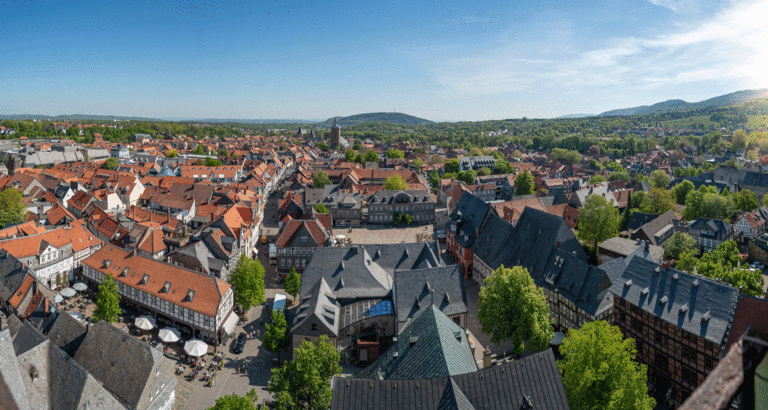 Blick über die Altstadt von Goslar