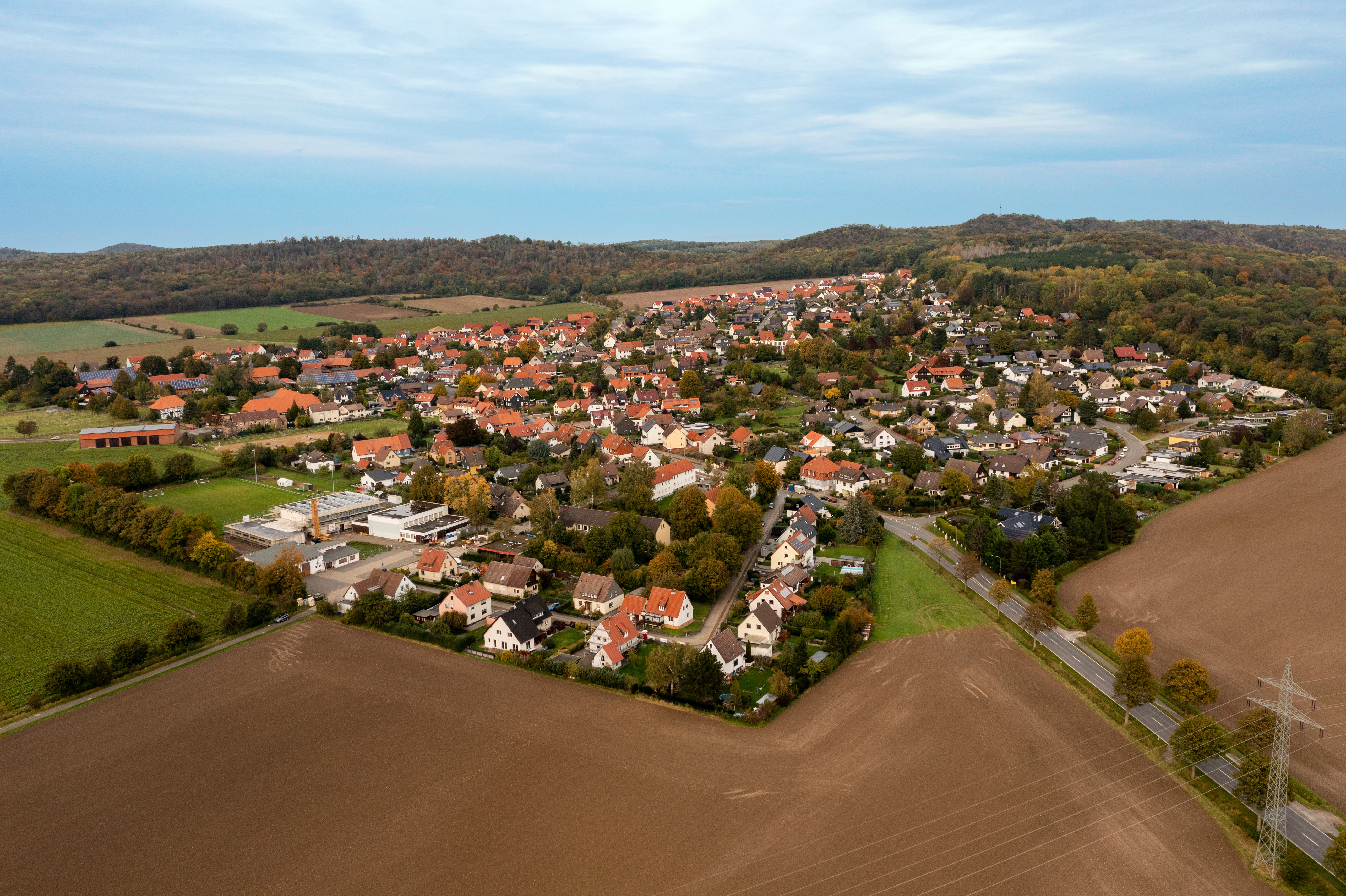 Stadtteil Hahndorf - Luftaufnahme 