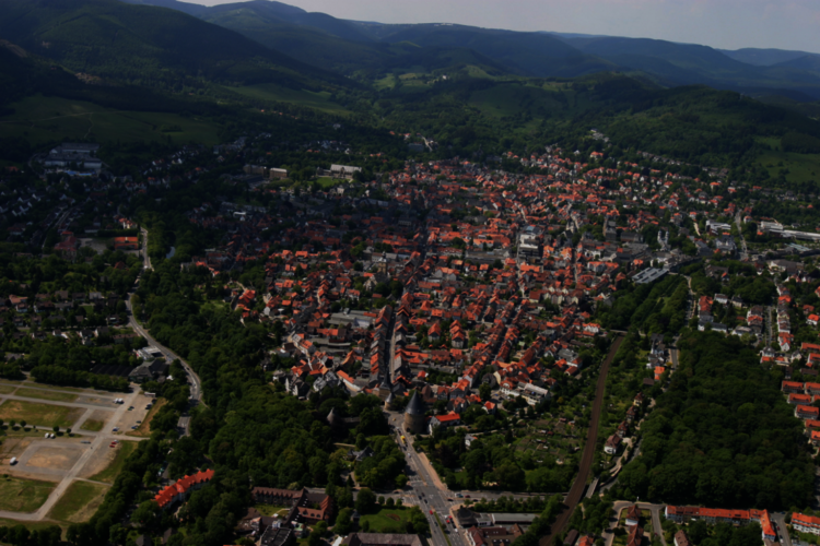 Altstadt Goslar Luftaufnahme