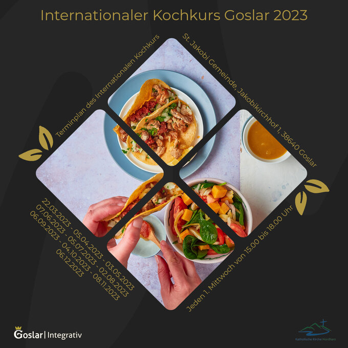 Internationaler Kochkurs Goslar 2023 - Flyer