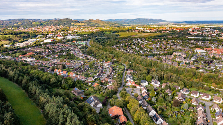 Stadtteil Sudmerberg - Luftaufnahme