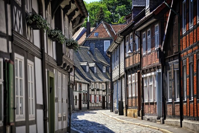 Peterstraße in der Altstadt von Goslar